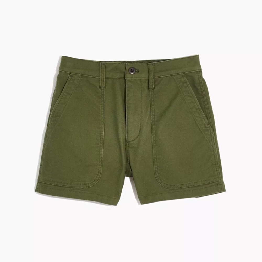 Madewell ThePerfect Vintage Military Short , size 33 , color PALM TREE